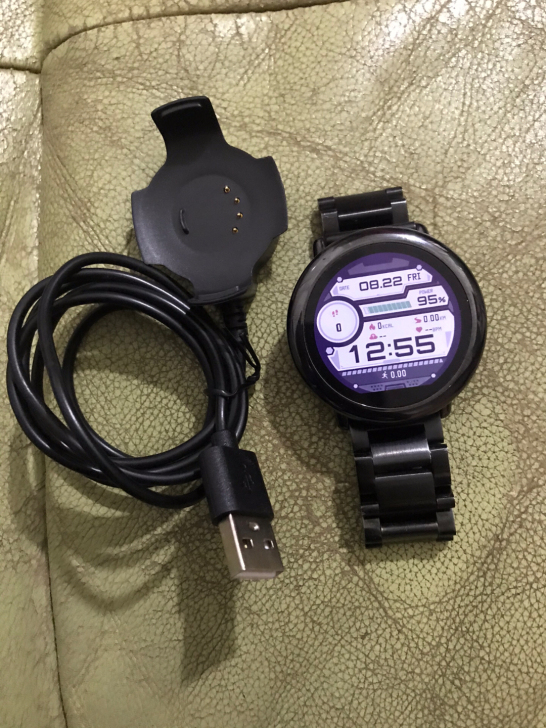 华米A1602智能手表，一代，裸机充电座，...