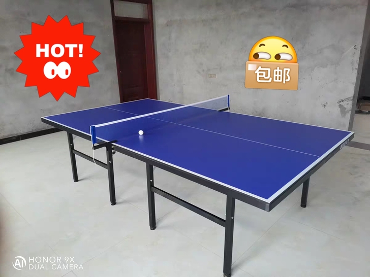 半价处理一批可折叠式乒乓球桌室内家用球桌国...