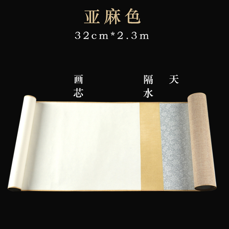 【88狂欢价】曹一阁宣纸手卷空白手工抄经画...
