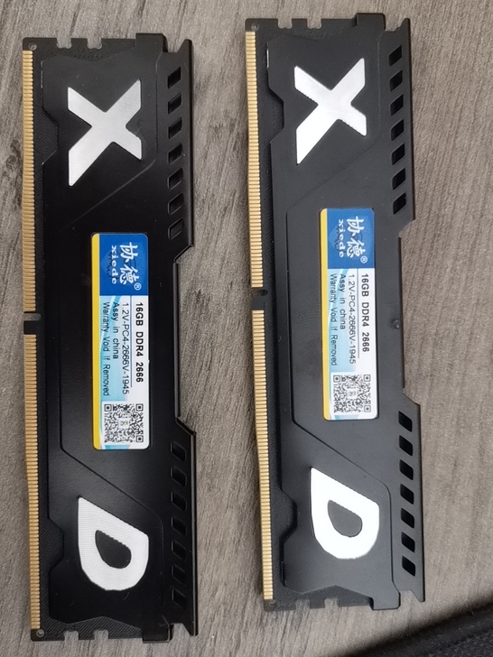 协德32g 16*2, 2666马甲条。5...