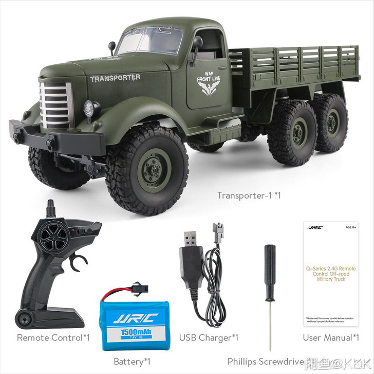 全新健健遥控车JJRC Q60 遥控车 D...