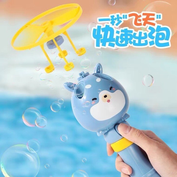 新款儿童卡通造型泡泡棒泡泡相机夏季戏水玩具...