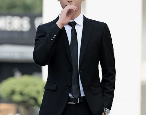 春秋季男士休闲西装上衣男韩版修身正装小西服...