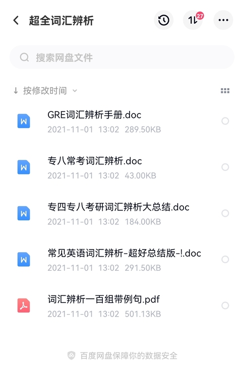 六级考研专四专八GRE超全词汇辨析(pdf)