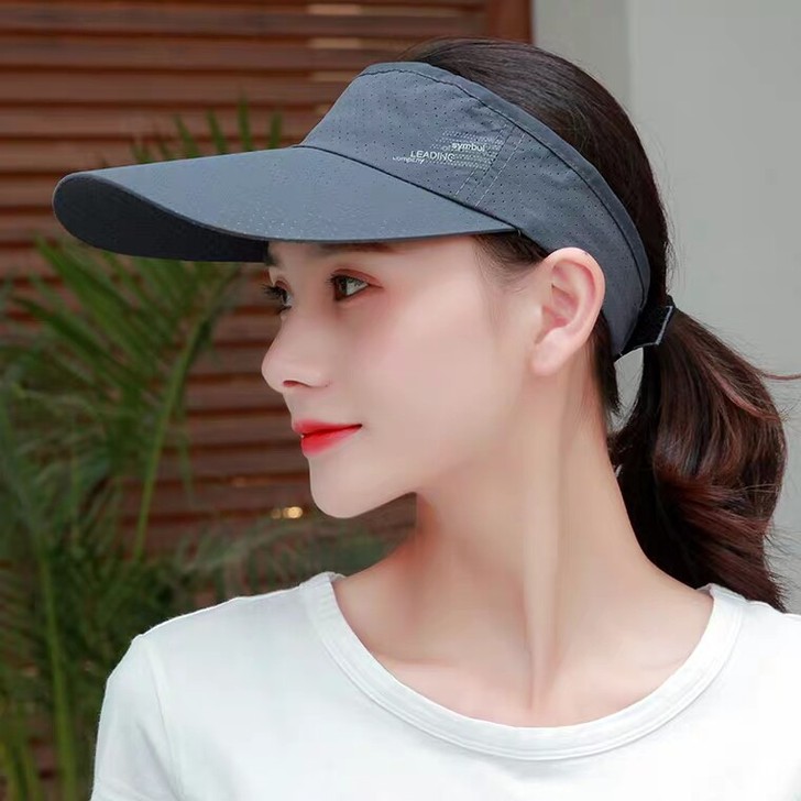 男女夏天空顶跑步帽时尚休闲