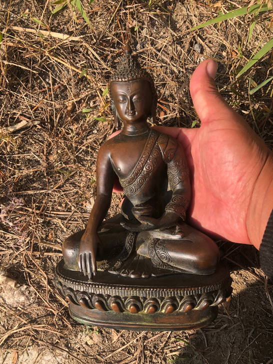 清后期铜佛像，完好，包邮包真，喜欢的议价，...