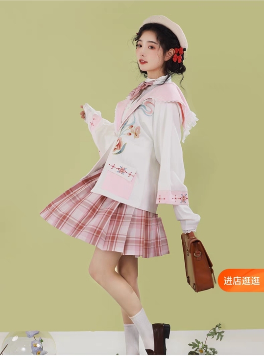 科幻三坑！主出次换！耀春森下蝶原创jk制服...