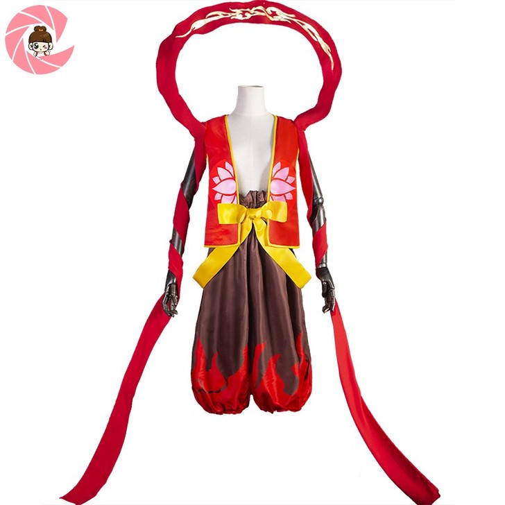 哪吒之魔童降世cos衣服儿童全套装哪咤co...