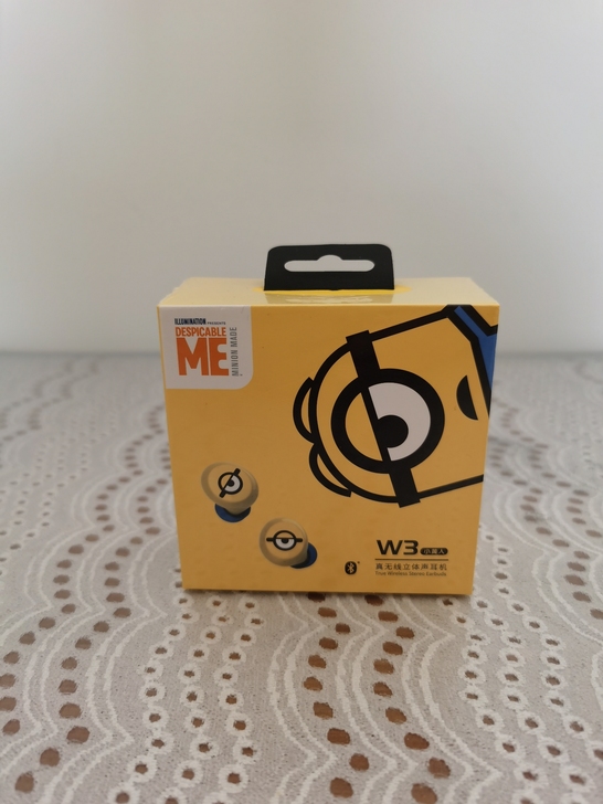 漫步者 W3小黄人真无线蓝牙耳机(全新未拆...