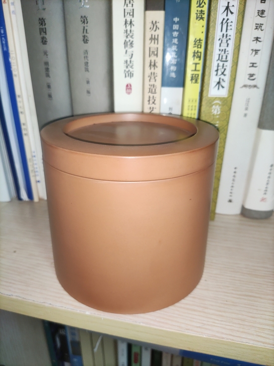 蟋蟀盆,国柱制静斋二号罐,上口径126下口...