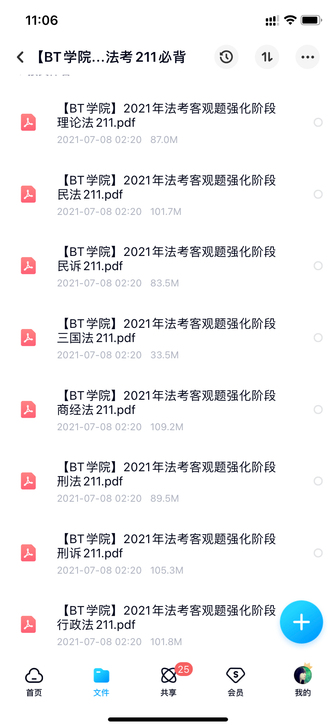 转手BT学院2021法考客观题资料，包括历...