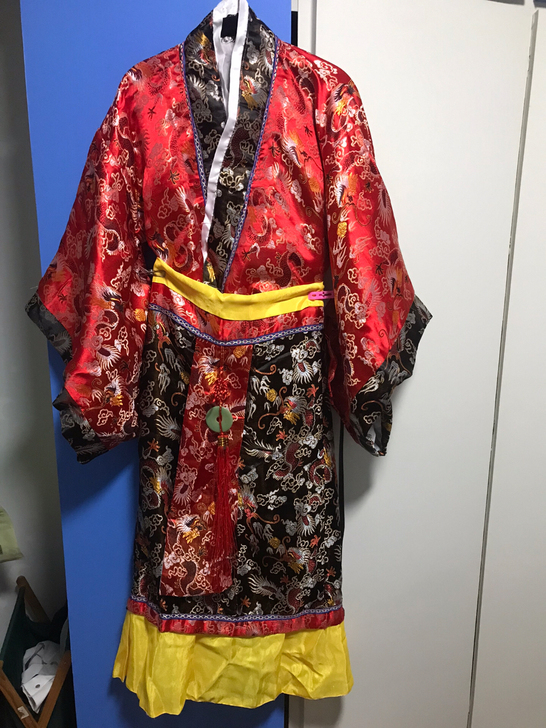 儿童古装男童汉服皇帝太子龙袍秦汉唐朝明朝清...