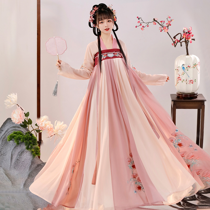 汉服女正品原创【花君怡】中国风白菜正版超仙...