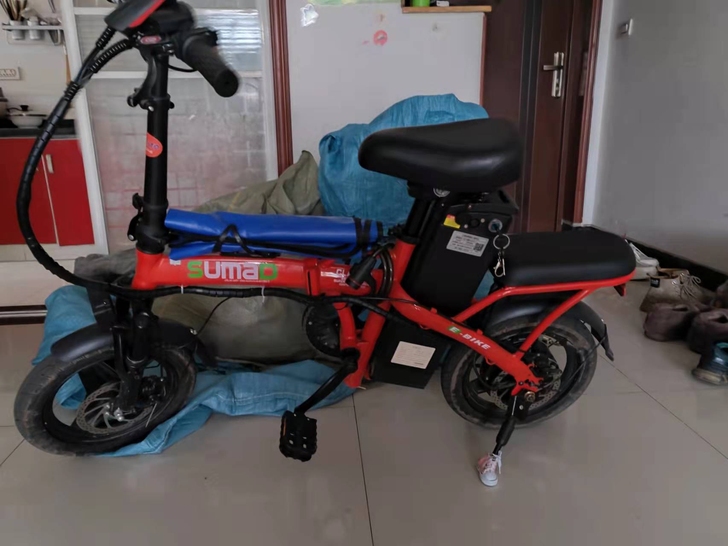 折叠电动自行车续航500公里 48V锂...