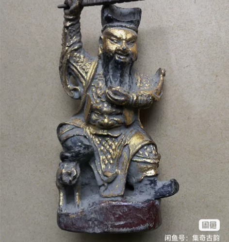 木头的传统民俗民间特色手工艺木雕人物佛像鎏...