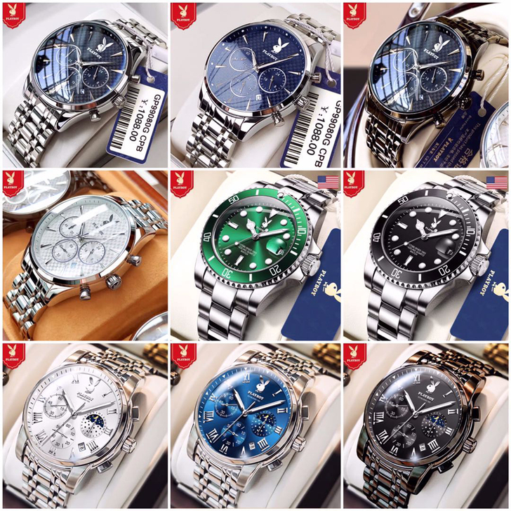 实体店关店 处理一批全新花花公子手表 ...
