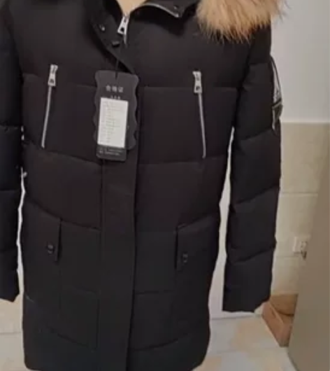 中老年男士羽绒服真毛领！！ 家里做衣服的 ...