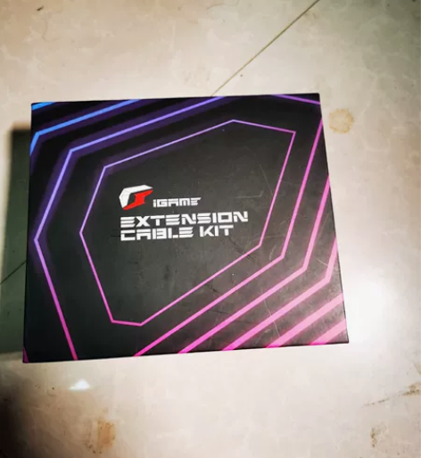 七彩虹电源显卡延长线全套拆封,超频三cx6...