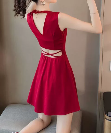夏季女装气质小个子性感连衣裙夜店夜场短款晚...