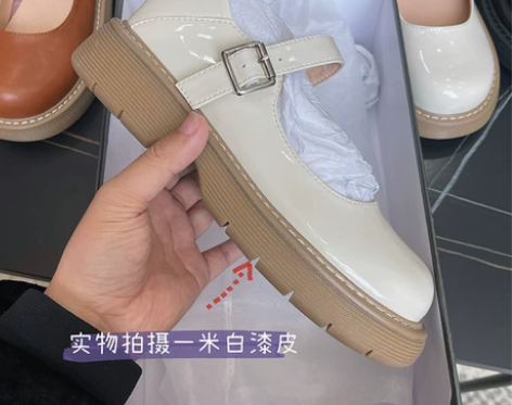 自然卷2021新款玛丽珍鞋日系jk软妹圆头...