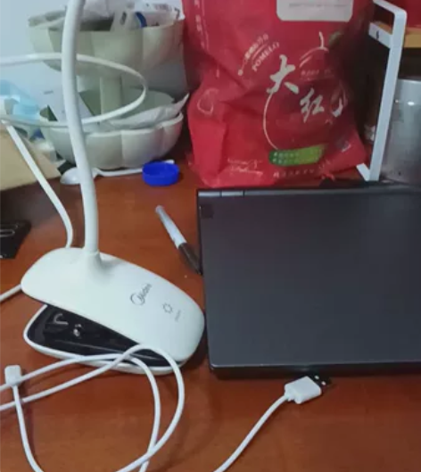 美的 (Midea)led台灯学习阅读夹子...