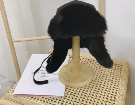 韩版秋冬季雷锋帽加厚毛绒骑车防寒帽户外保暖...