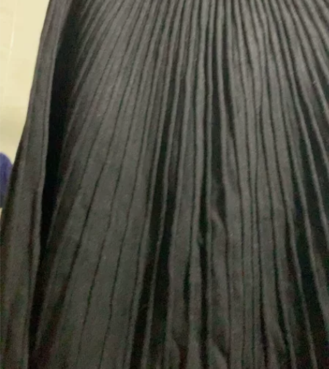 百褶裙针织半身裙长裙女大摆裙中长款A字大码...