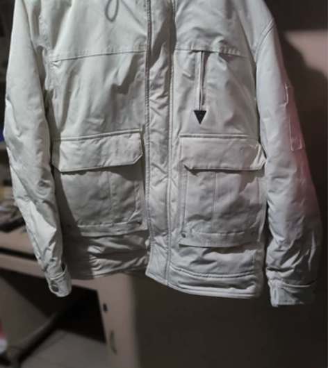 羽绒服外套，全新，男工装款式，实体店购买，...