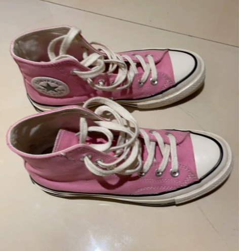 Converse匡威1970s女鞋帆布鞋粉...