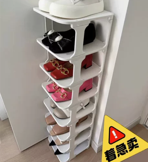 【占地小】多层经济型鞋架子、家用出租屋收纳...