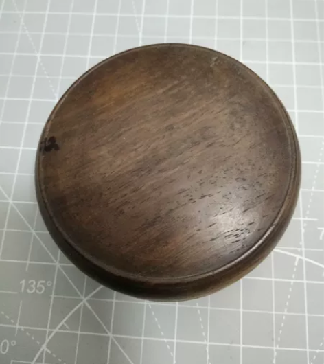 清代大红酸枝老红木砚台盒一个 包浆完美,无...