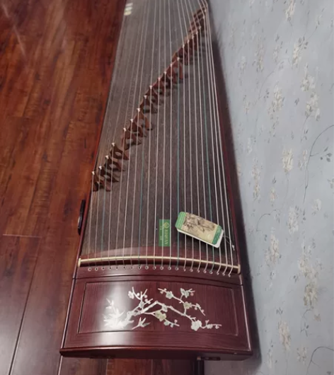 会弹古筝的同事推荐买的,敦煌品牌的,当时脑...