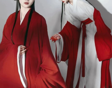 汉服女古装2022年新款广袖交领儒裙超仙气...