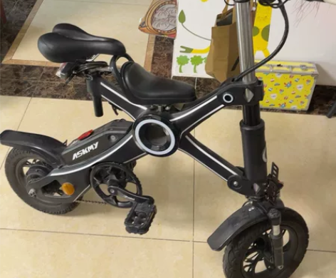 恩斯迈X3可折叠电动车,可电动可脚踩,续航...