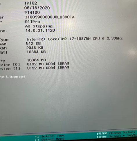 雷神911 pro i7 10875H...