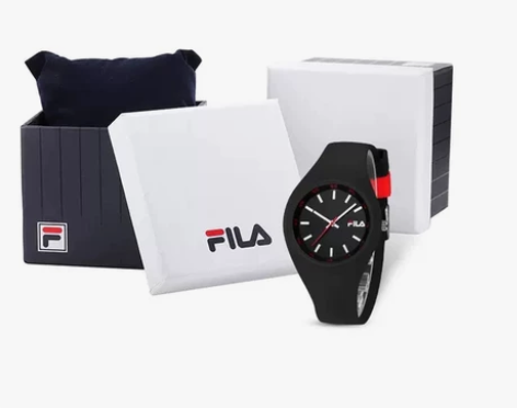 FILA/斐乐正品时尚硅胶果冻表石英表运动...