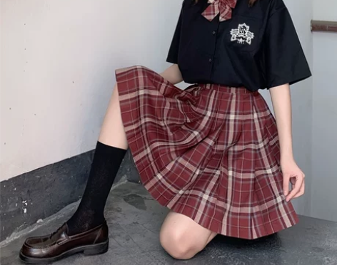 安可原创 咖啡奶糖 正统JK制服百褶裙正统...