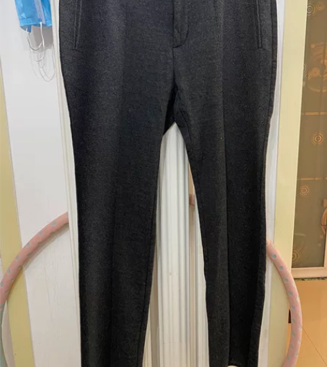 男毛呢裤,小脚裤,腰围92,裤长109,没...