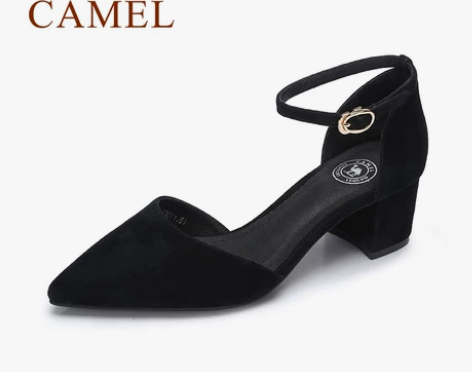 Camel/骆驼女鞋 优雅时尚尖头女鞋 ...