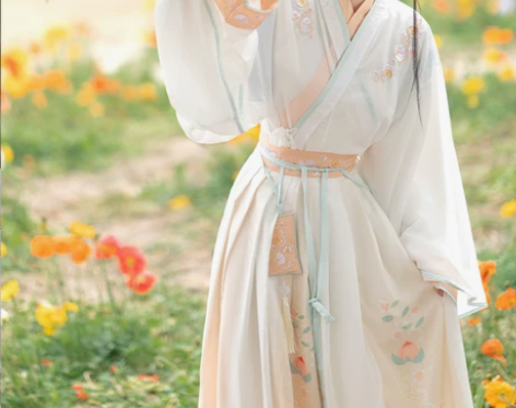 原创汉服女古装显瘦超仙晋制女装仙气飘逸古风...