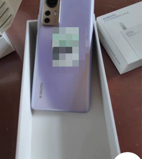 小米12x,8+128,紫色,98新,5月...