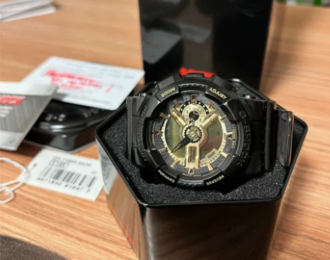 卡西欧GA-110BR绝版褐金 有原盒发票...