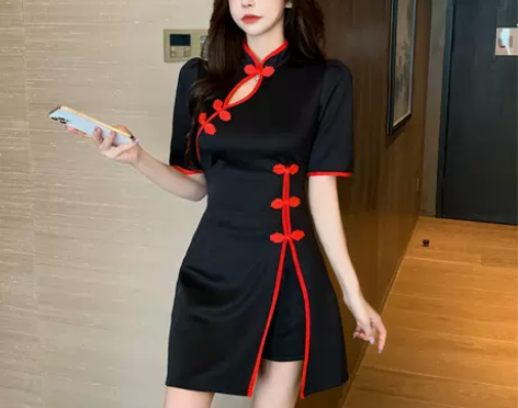 a字裙 美容师工作服女足疗店足浴技师套装新...