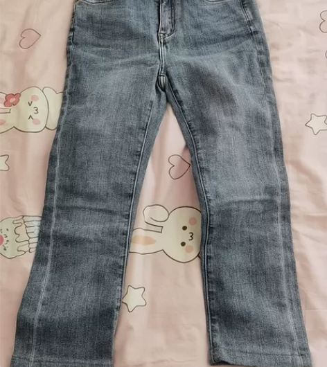 女士牛仔裤,七分裤,适合夏天,S码,闲置便...