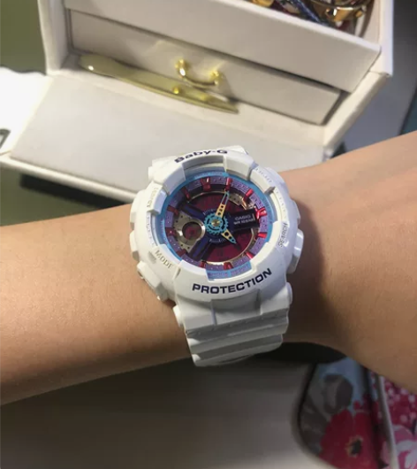 卡西欧手表babyG超美梦幻紫 好像是20...