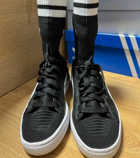 PUMA 高帮袜子滑板鞋 经典款全新,37码