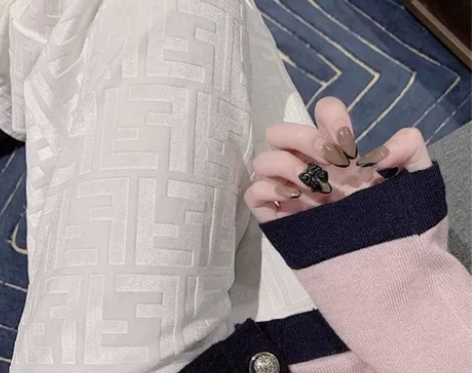 欧货网红F字母丝绒裤直筒喇叭裤潮牌炸街女裤...