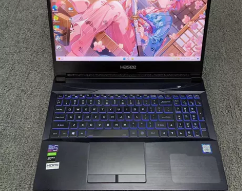 9成新神舟z7二手笔记本电脑i7-9750...