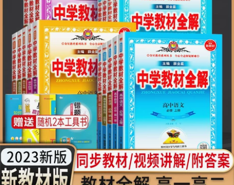 人教版高中教材 人教版教材2023版薛金星...