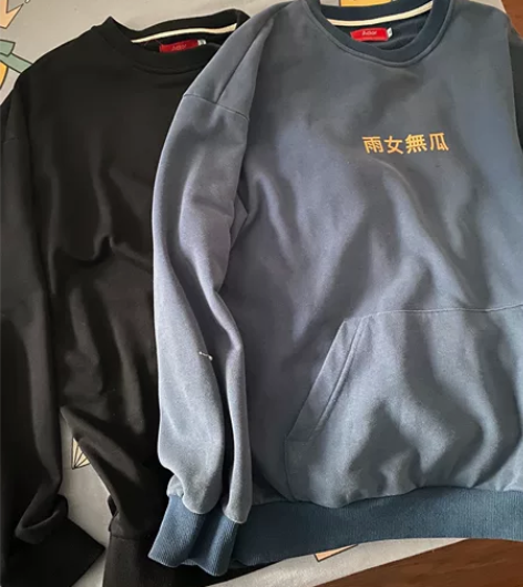 情侣卫衣，男L码，女M码，薄绒卫衣，冬季可...